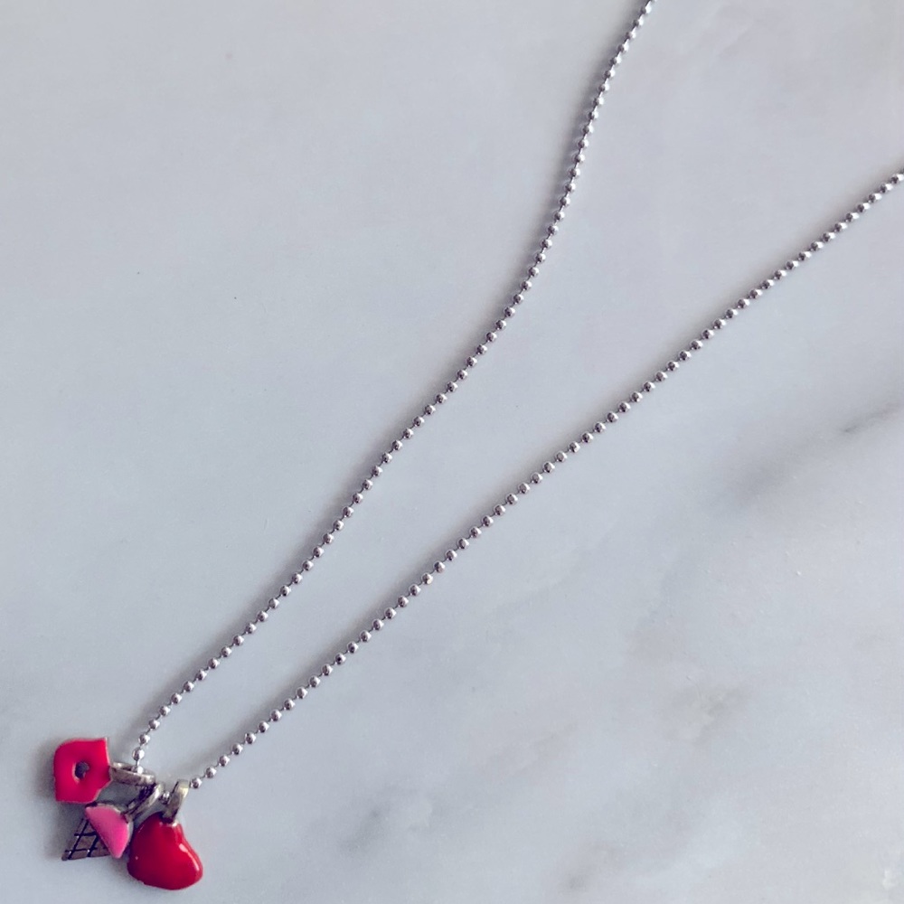 Alex Woo Silver and Enamel necklace